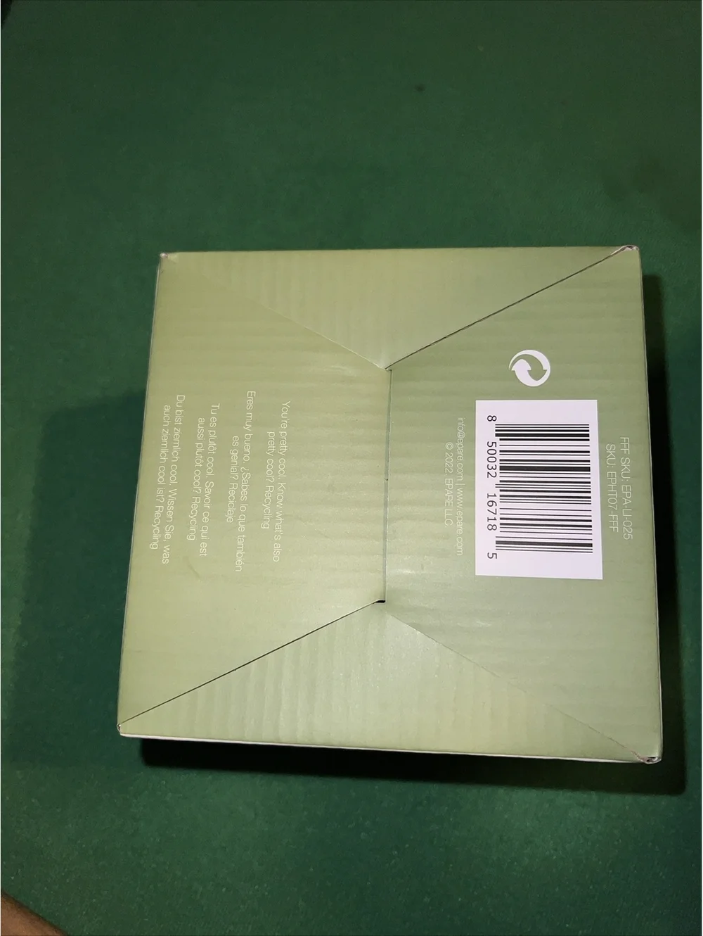 Epare Mini Vegetable Chopper - 3 Chop Size Selection - Manual New in Box